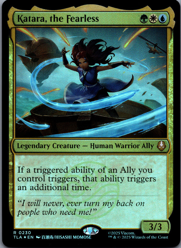 230 Katara [Foil] Avatar The Last Airbender Rare Foil Near Mint