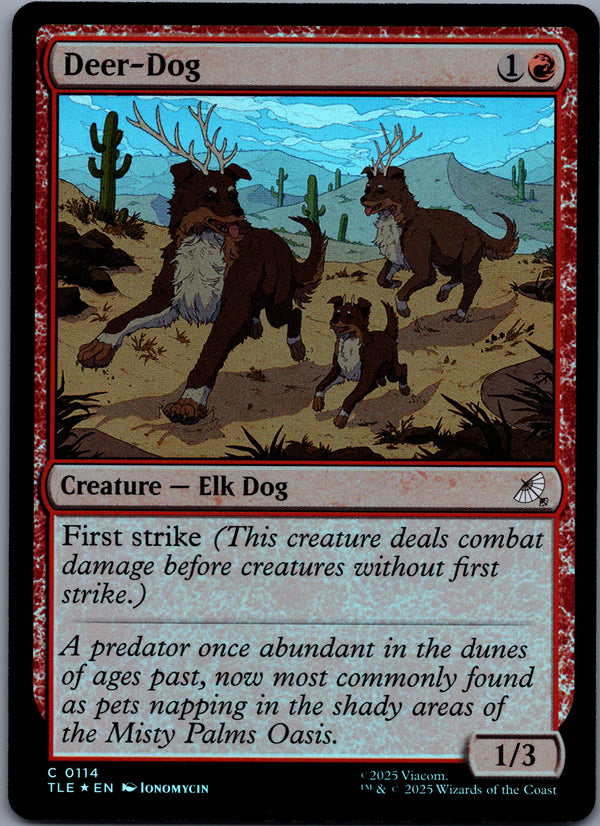 114 Deer-Dog [Foil] Avatar The Last Airbender Eternal Common Foil Near Mint