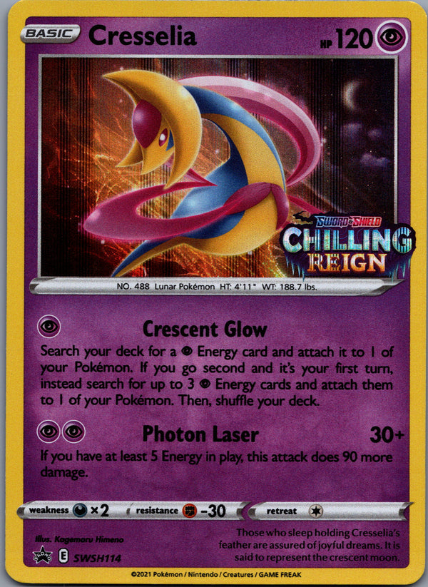 SWSH114 Cresselia SWSH Black Star Promos Promo Near Mint