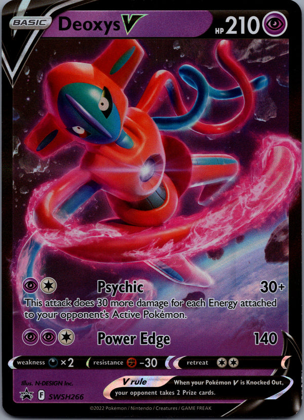 SWSH266 Deoxys V SWSH Black Star Promos Promo Near Mint