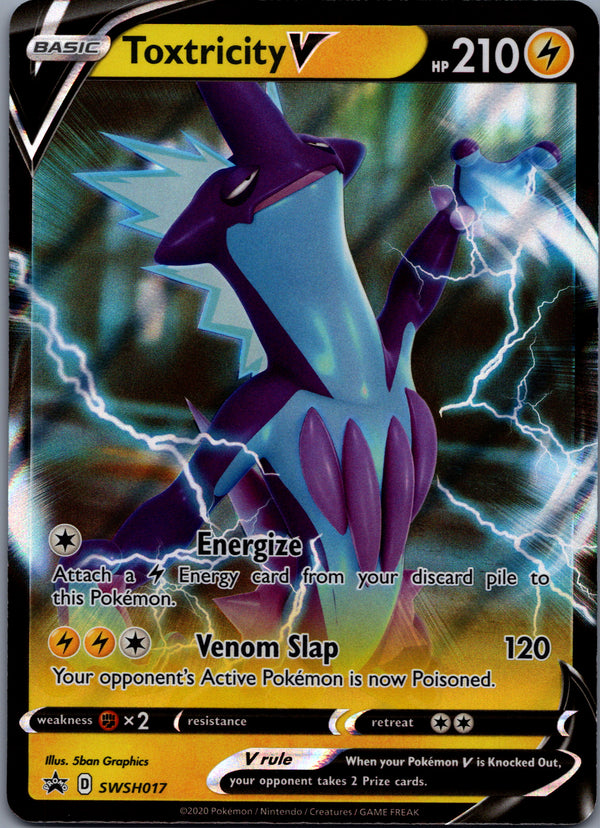 SWSH017 Toxtricity V SWSH Black Star Promos Promo Near Mint