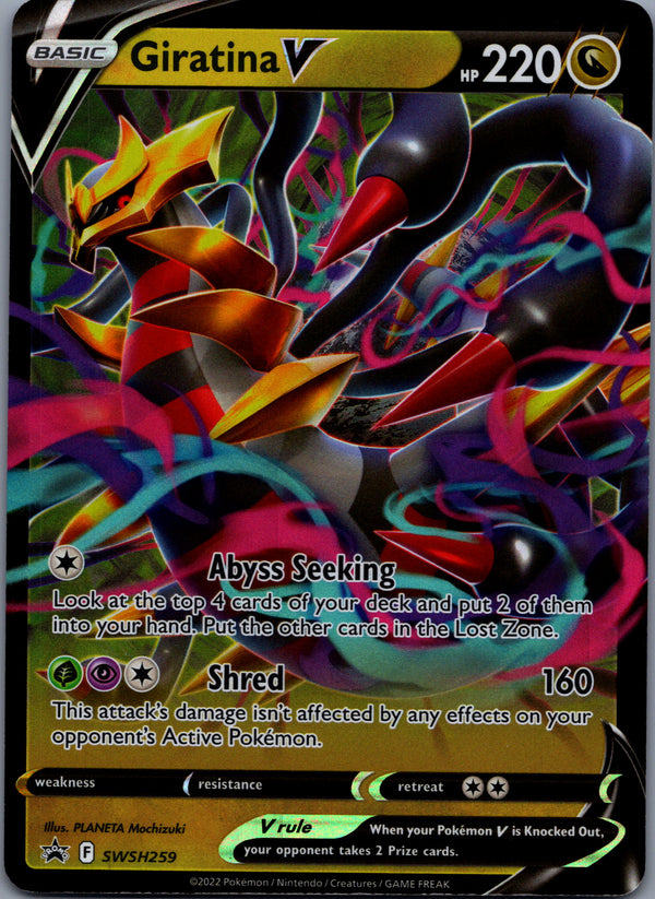 SWSH259 Giratina V SWSH Black Star Promos Promo Near Mint