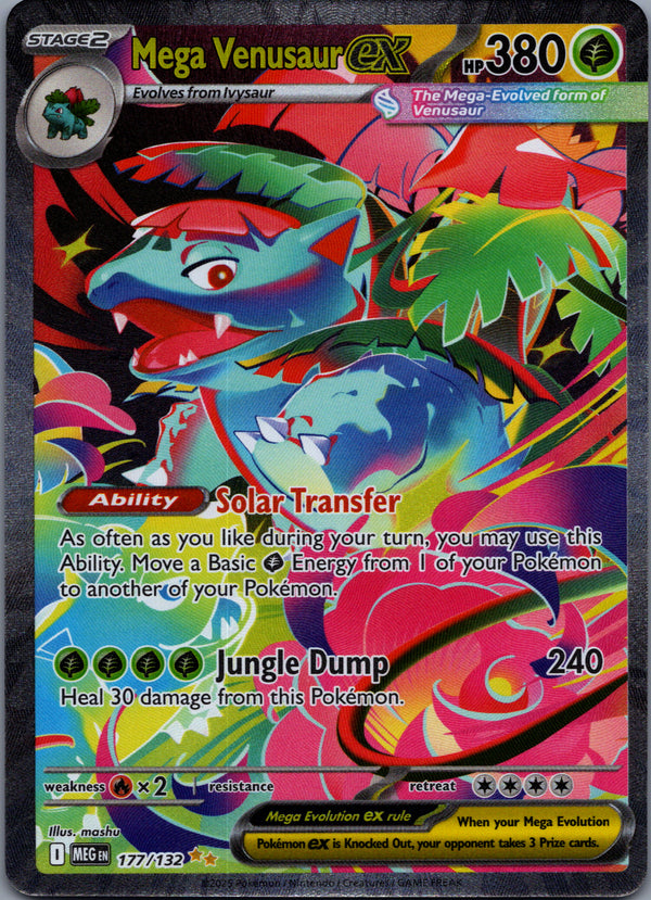 177 Mega Venusaur ex Mega Evolution Special Illustration Rare Near Mint