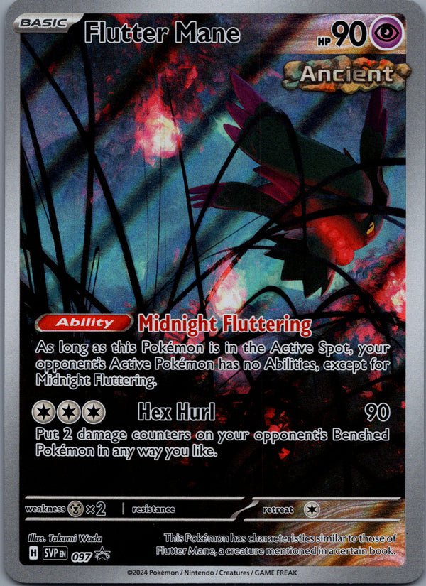 097 Flutter Mane SV Black Star Promos Promo Near Mint