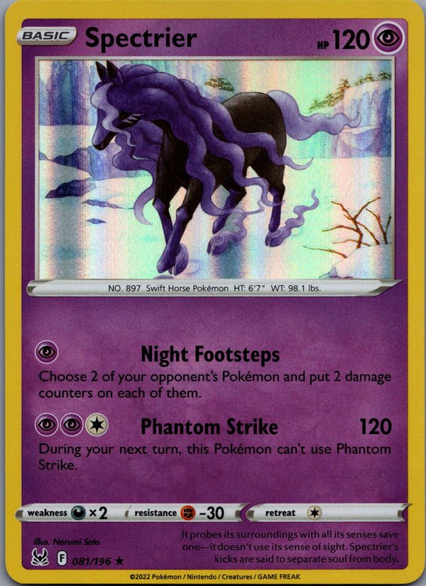 081 Spectrier Lost Origin Rare Holo Near Mint