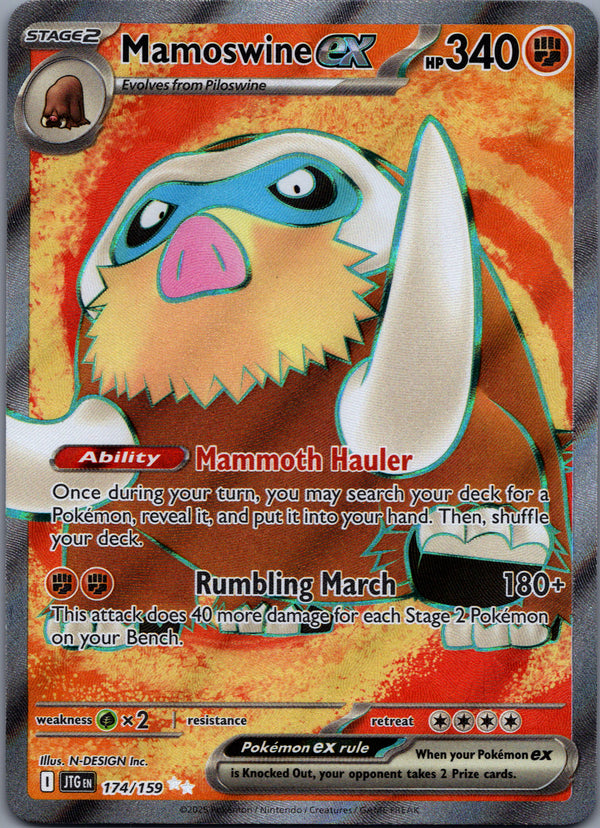 174 Mamoswine ex Journey Together Ultra Rare NM