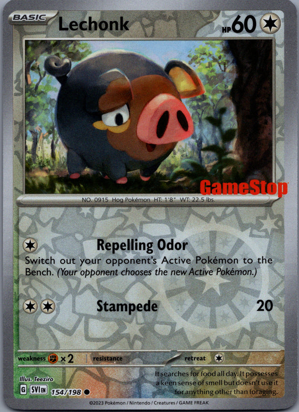 154 Lechonk [GameStop] Scarlet & Violet Common Near Mint