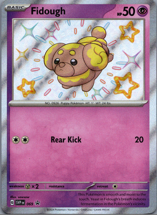 069 Fidough SV Black Star Promos Promo NM
