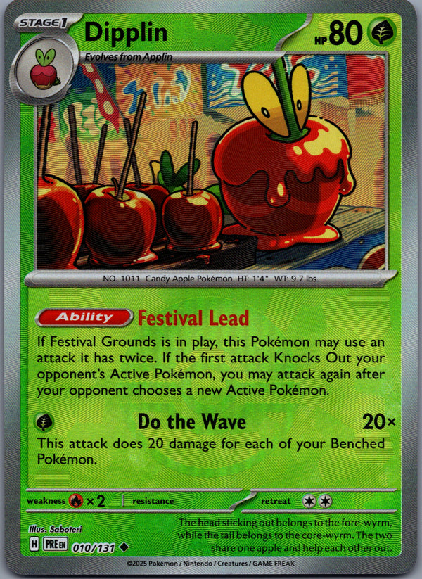 010 Dipplin [Poke Ball] Prismatic Evolutions Uncommon Near Mint