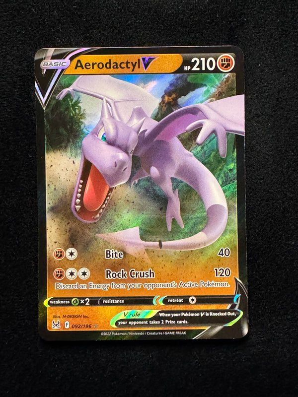 092 Aerodactyl V Lost Origin Holo Rare V Near Mint