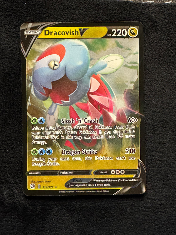 114 Dracovish V Brilliant Stars Holo Rare V Near Mint
