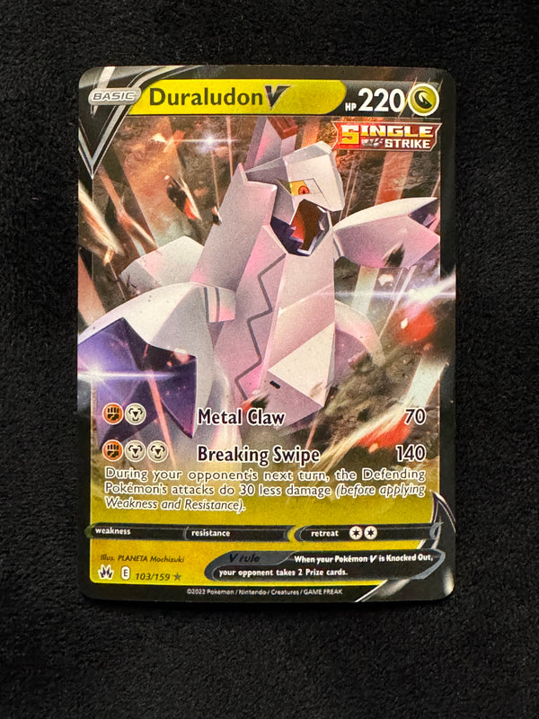 103 Duraludon V Crown Zenith Holo Rare V Near Mint