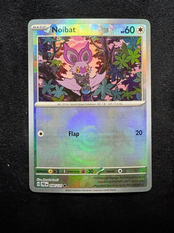 090 Noibat Prismatic Evolutions Poke Ball Holo Near Mint