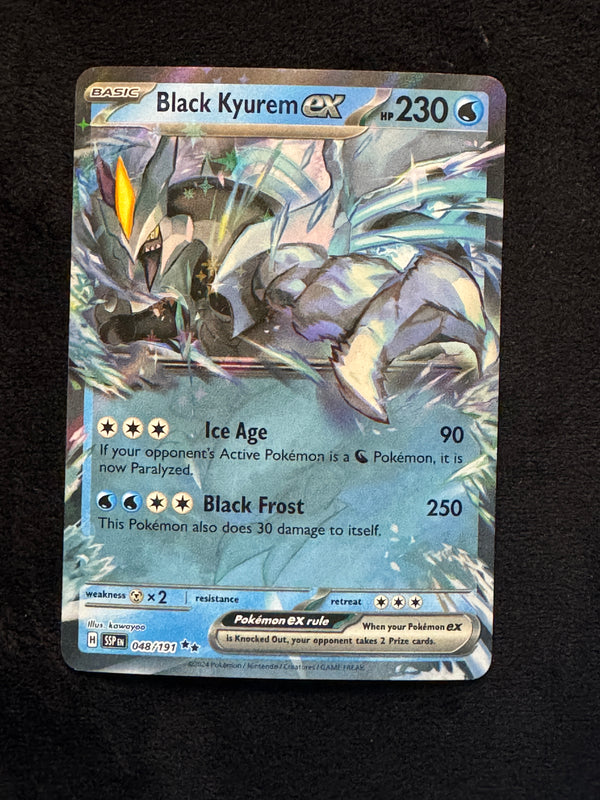 048 Black Kyurem ex Surging Sparks Double Rare Near Mint