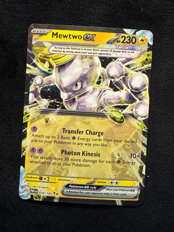 058 Mewtwo ex Paradox Rift Double Rare Near Mint