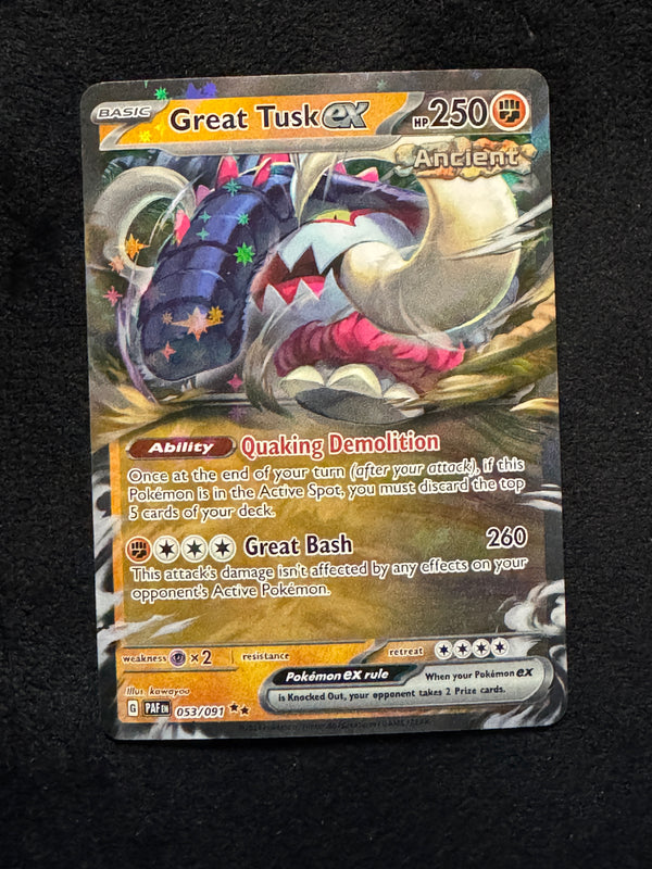 053 Great Tusk ex Paldean Fates Double Rare Near Mint