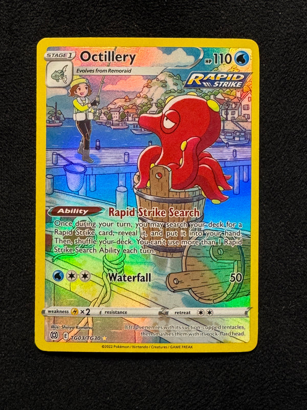 TG03 Octillery Brilliant Stars Rare Holo Near Mint
