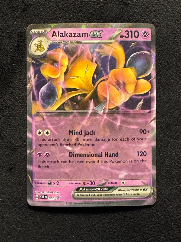 050 Alakazam ex SV Black Star Promos Promo NM