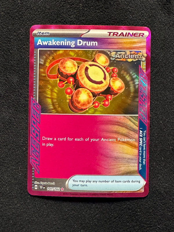 141 Awakening Drum Temporal Forces Ace Spec Near Mint