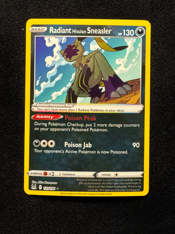 123 Radiant Hisuian Sneasler Lost Origin Radiant Rare NM