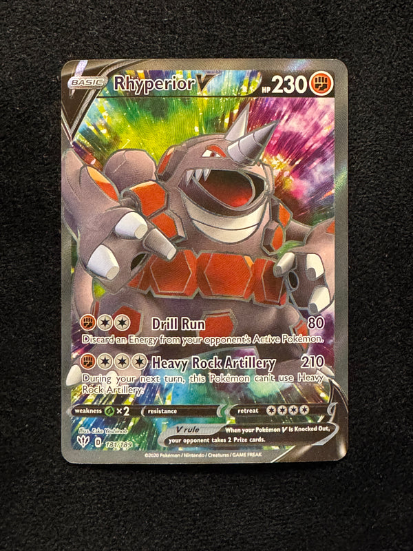 181 Rhyperior V Darkness Ablaze Rare Ultra Near Mint