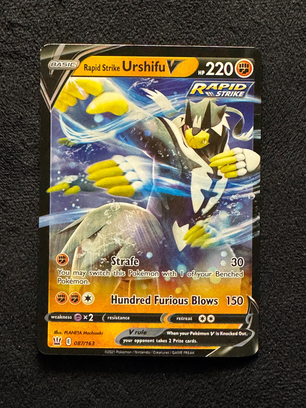 087 Rapid Strike Urshifu V Battle Styles Holo Rare V Near Mint