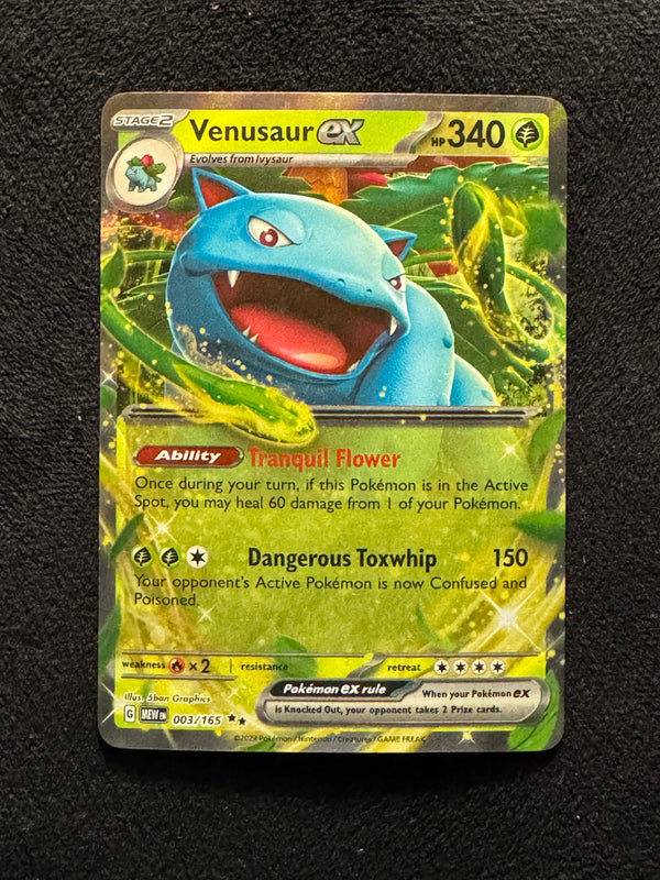 003 Venusaur ex Scarlet & Violet 151 Double Rare Near Mint