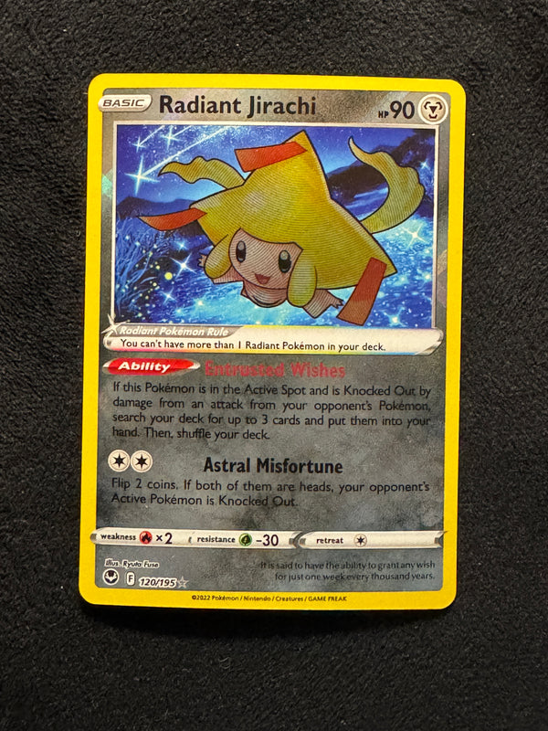120 Radiant Jirachi Silver Tempest Radiant Rare NM