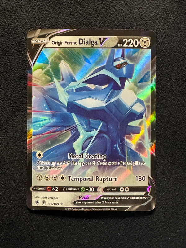 113 Origin Forme Dialga V Astral Radiance Holo Rare V Near Mint