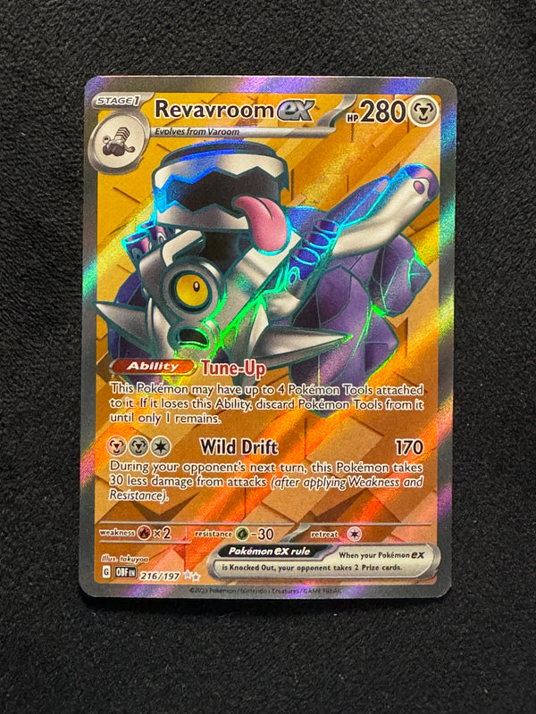 216 Revavroom ex Obsidian Flames Ultra Rare Near Mint
