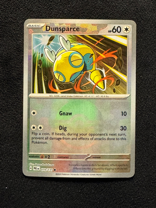 079 Dunsparce Prismatic Evolutions Poke Ball Holo Near Mint