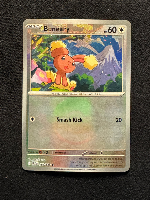083 Buneary Prismatic Evolutions Poke Ball Holo Near Mint