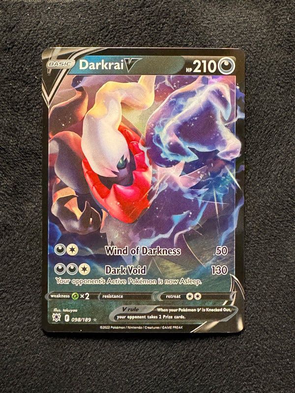 098 Darkrai V Astral Radiance Holo Rare V Near Mint