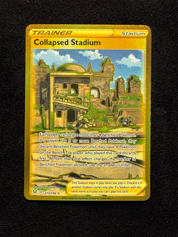 215 Collapsed Stadium Lost Origin Rare Secret Near Mint