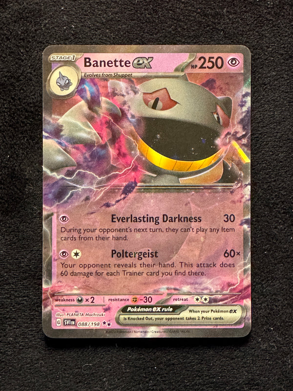 088 Banette ex Scarlet & Violet Double Rare Near Mint