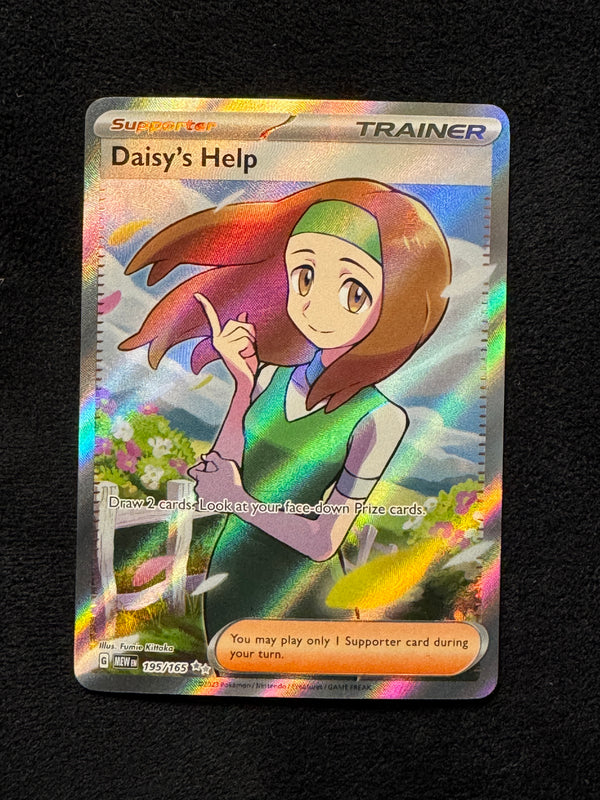 195 Daisy's Help Scarlet & Violet 151 Ultra Rare Near Mint