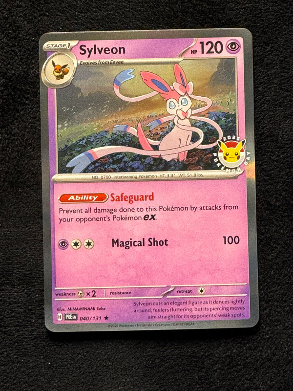 040 Sylveon [Pokemon Day 2025] Prismatic Evolutions Rare Near Mint