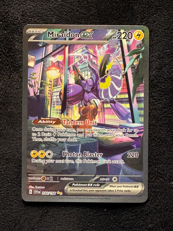 244 Miraidon ex Scarlet & Violet Special Illustration Rare Near Mint