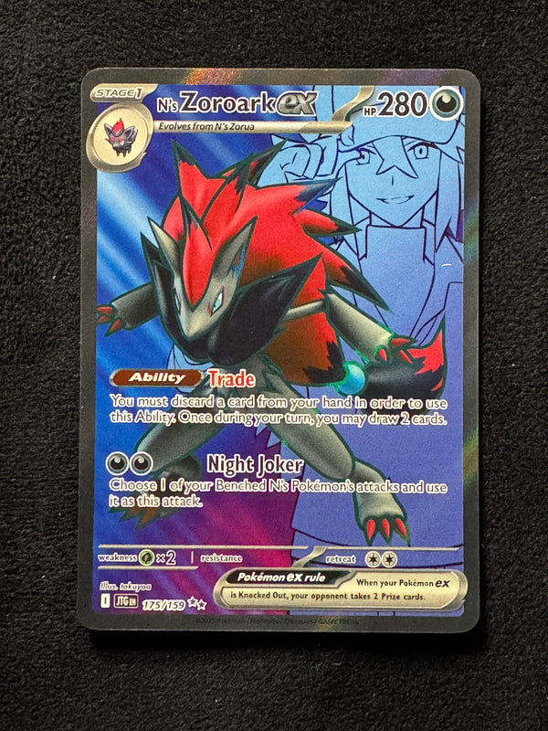 175 N's Zoroark ex Journey Together Ultra Rare Near Mint