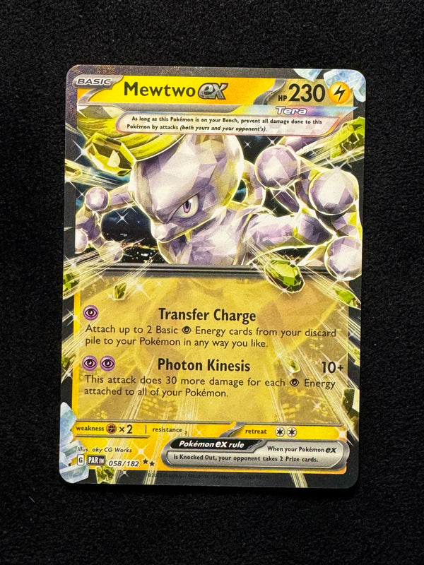 058 Mewtwo ex Paradox Rift Double Rare Near Mint