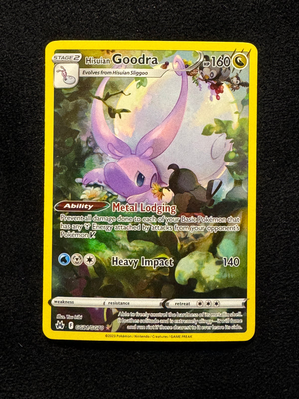 GG21 Hisuian Goodra Crown Zenith Rare Holo Near Mint
