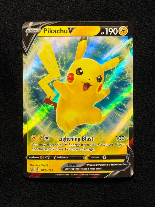 SWSH198 Pikachu V SWSH Black Star Promos Promo Near Mint