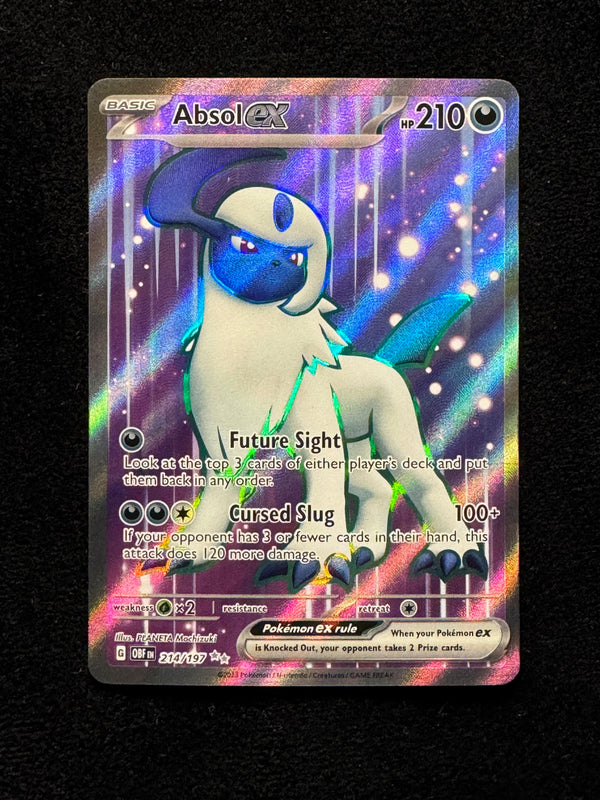 214 Absol ex Obsidian Flames Ultra Rare Near Mint