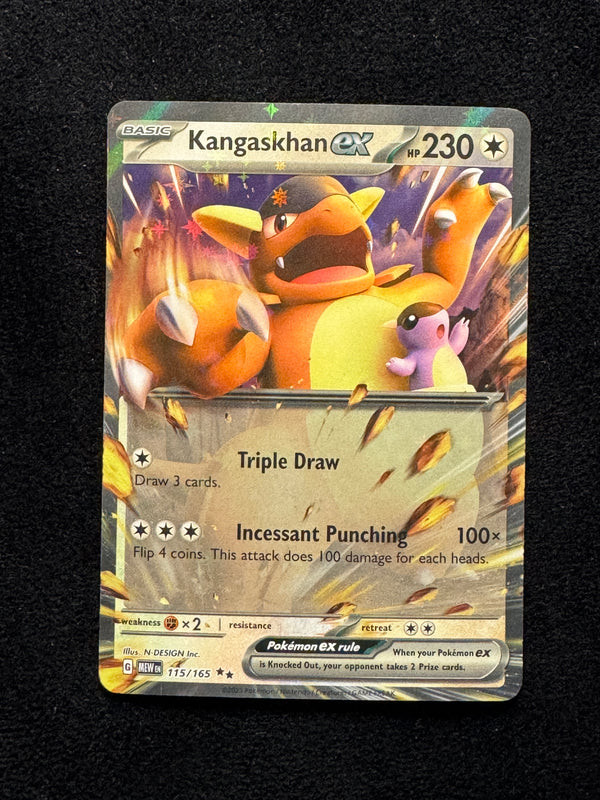 115 Kangaskhan ex Scarlet & Violet 151 Double Rare Near Mint