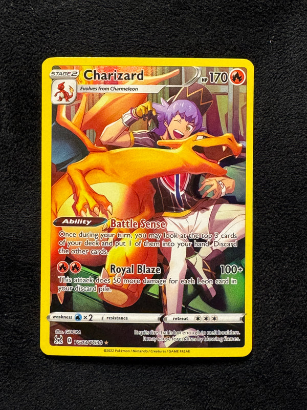 TG03 Charizard Lost Origin Rare Holo Near Mint