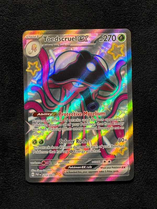 213 Toedscruel ex Paldean Fates Shiny Ultra Rare NM