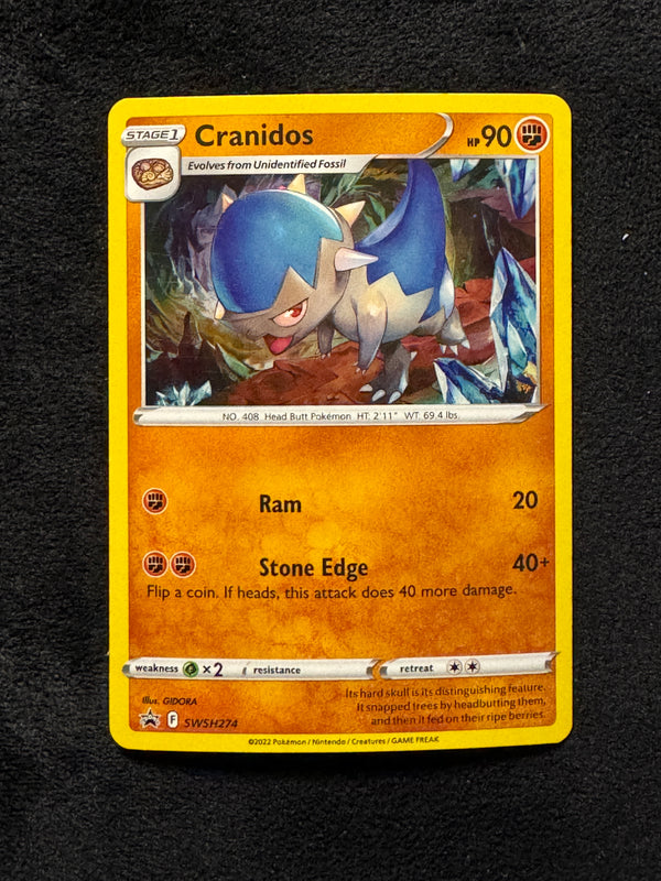 SWSH274 Cranidos SWSH Black Star Promos Promo Near Mint