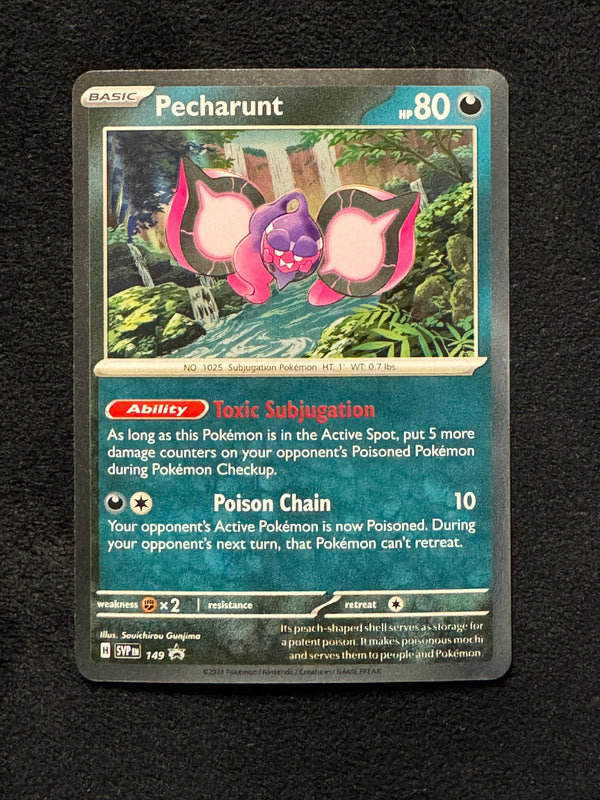 149 Pecharunt SV Black Star Promos Promo Near Mint