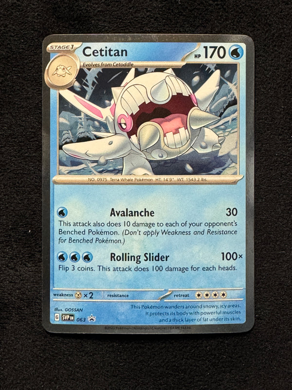 063 Cetitan SV Black Star Promos Promo Near Mint