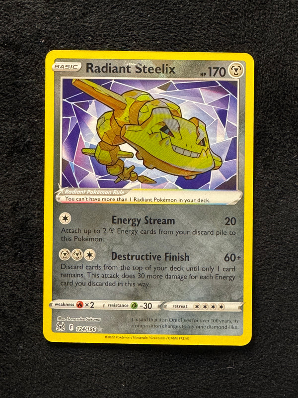 124 Radiant Steelix Lost Origin Radiant Rare NM